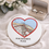 Thumbnail: Ceramic Personalised Heart Map Coaster