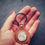 Thumbnail: Personalised Leather Map Keyring