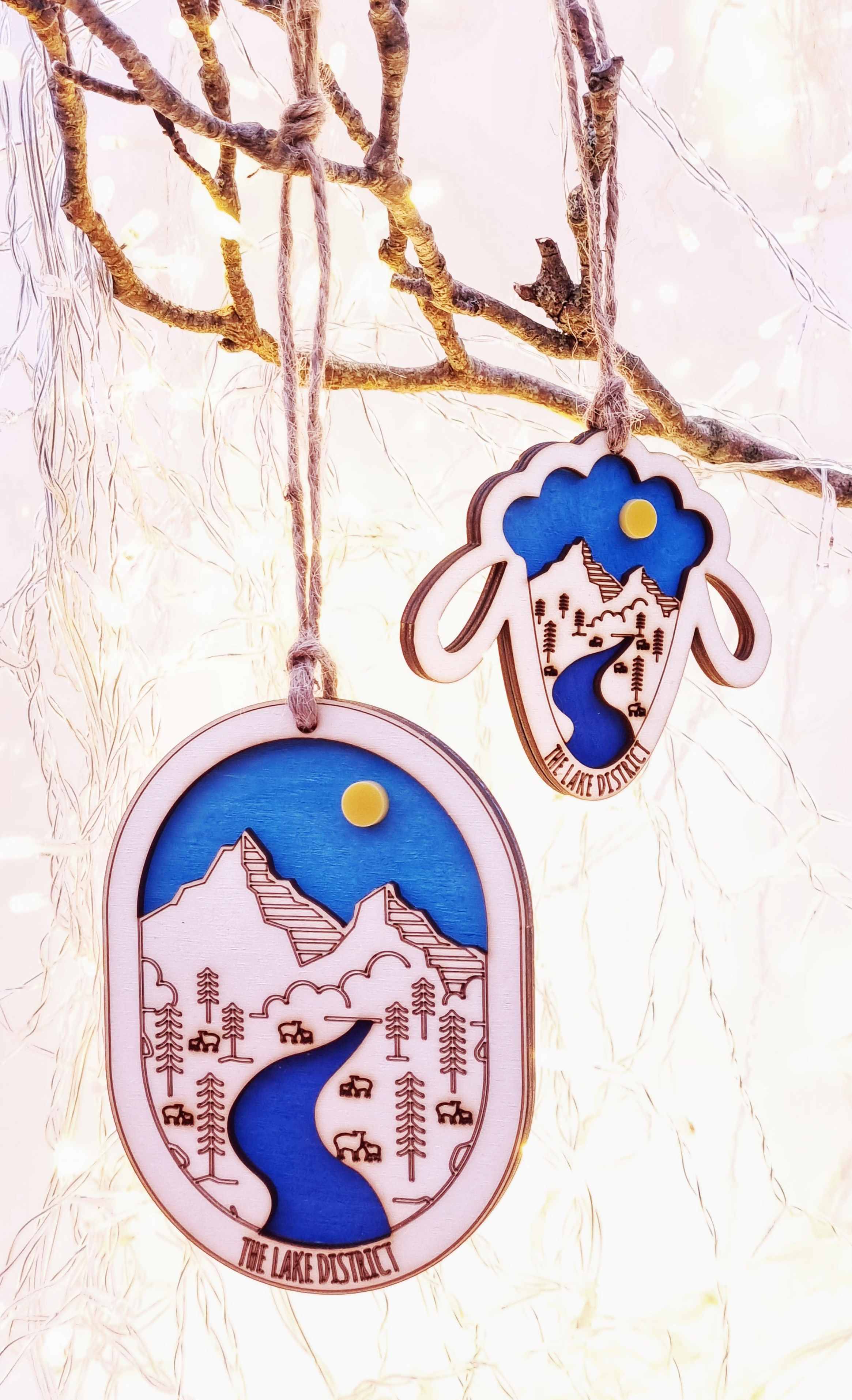 Lake District Hanging Ornament