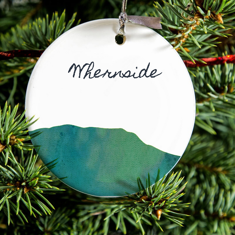 Thumbnail: Yorkshire Three Peaks Porcelain Ornament