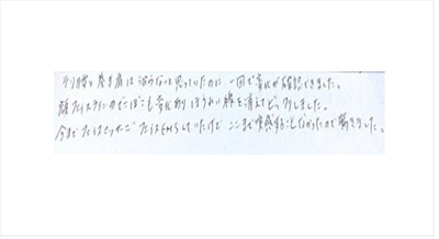 そり腰と巻き肩は治らないと思っていたのに一回で変化が確認できた。顔フェイスラインのでこぼこも変化がありほうれい線を消えてビックリ。今までフェイスマッサージフェイスEMSしていたけどここまで実感することなかったので驚きました。