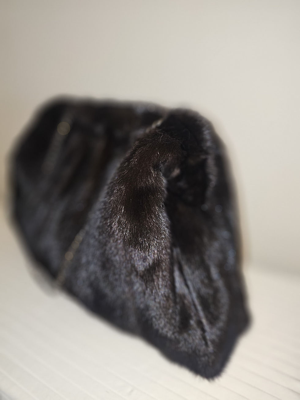 Thumbnail: One-of-a-Kind Mink Maxi Clutch Bag