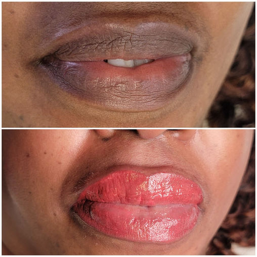 Permanent Makeup Lip Blush Dark Lip Neutralization