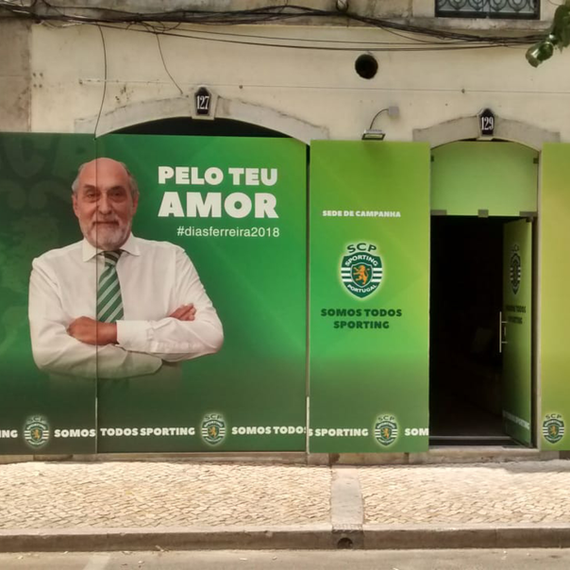 Decoração de sede de campanha Dias Ferreira - SCP