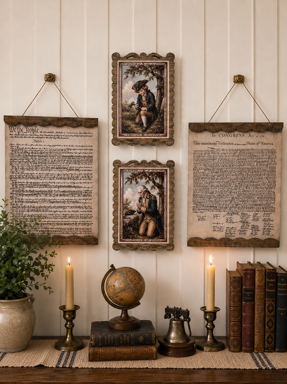 Thumbnail: Faith of a Nation | America's 250 Years of Freedom | 4 Picture Set