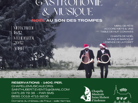 GASTRONOMIE ET MUSIQUE : Les 18 et 20 Décembre à Freux !
