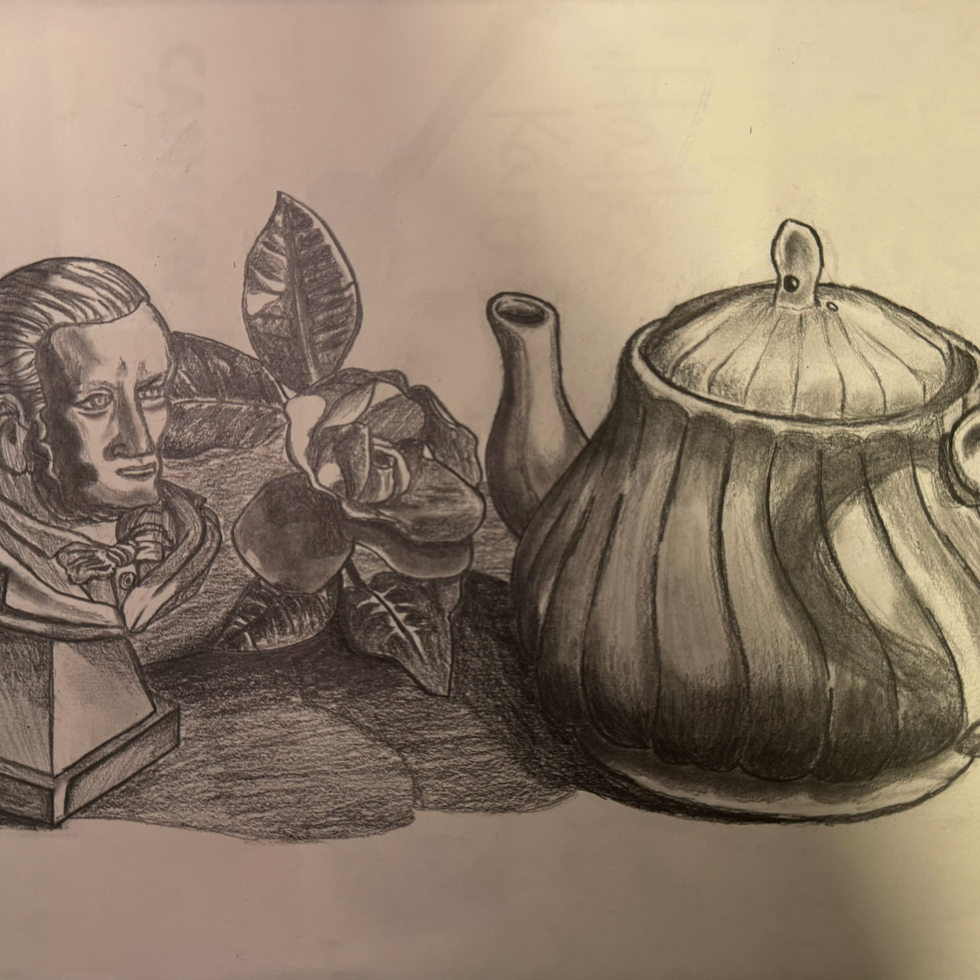 Still Life with 3 everyday objects