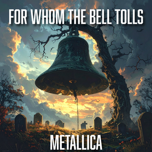 Color Drum Sheet Music to "For Whom The Bell Tolls" by Metallica