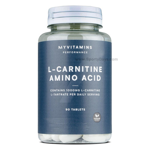 MyVitamins LCarnitine Amino Acid 90 Tablets SPORTY DAYS