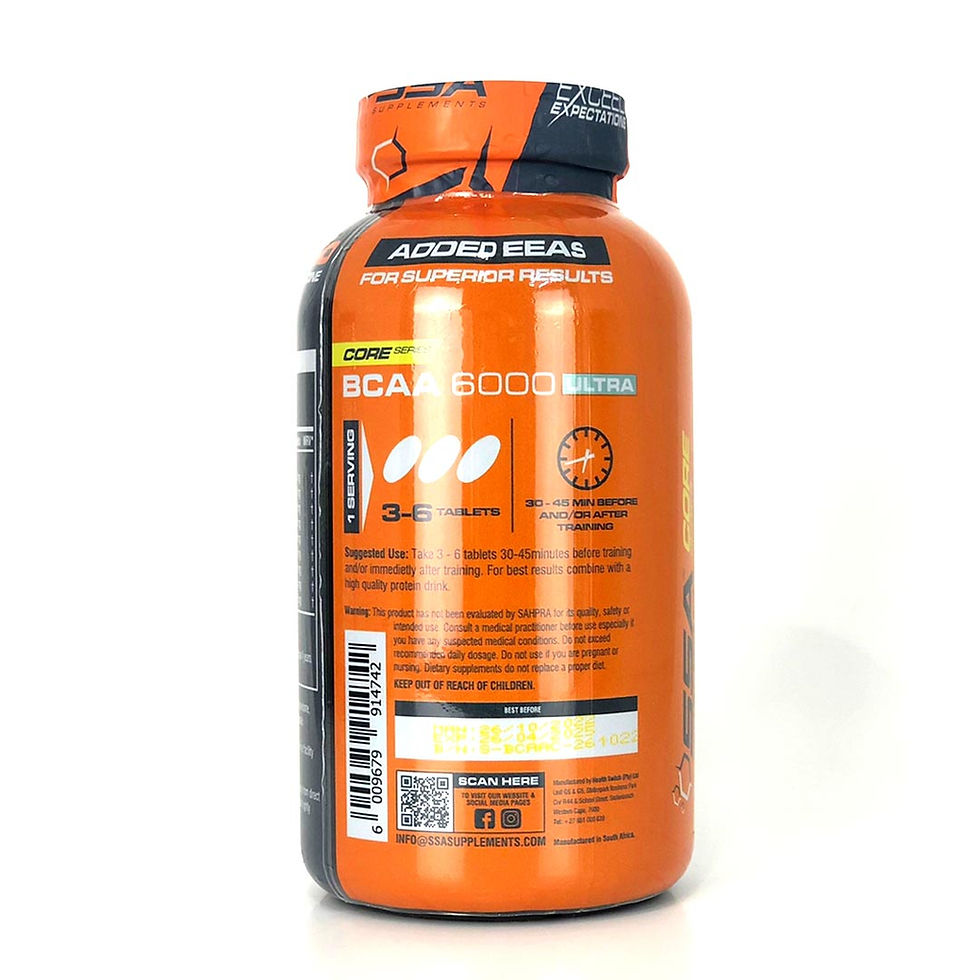 Thumbnail: SSA Supplements BCAA 6000 Ultra 240 Capsules