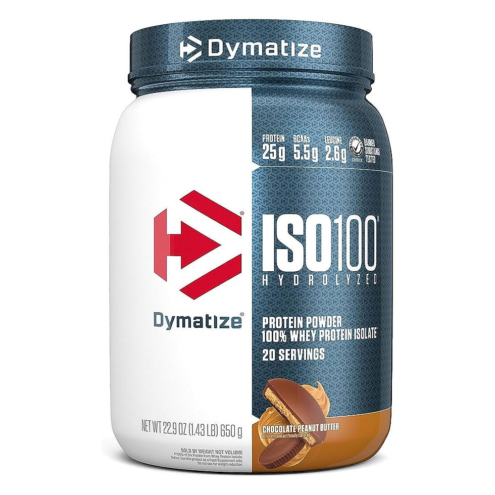 Thumbnail: Dymatize ISO 100 Hydrolyzed 100% Protein Isolate 1.4 lbs