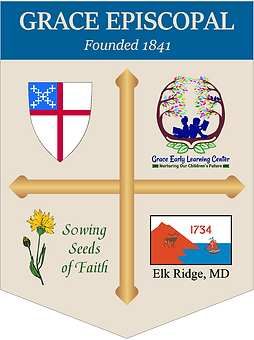 Grace Episcopal Church Pennant Decal