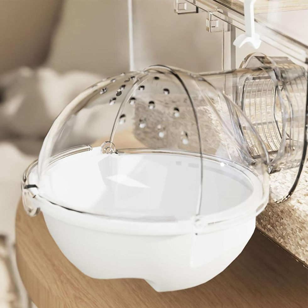 Thumbnail: Double-Layer Transparent Acrylic Ferret Cage Hamster Cage Chewproof Large Hamste