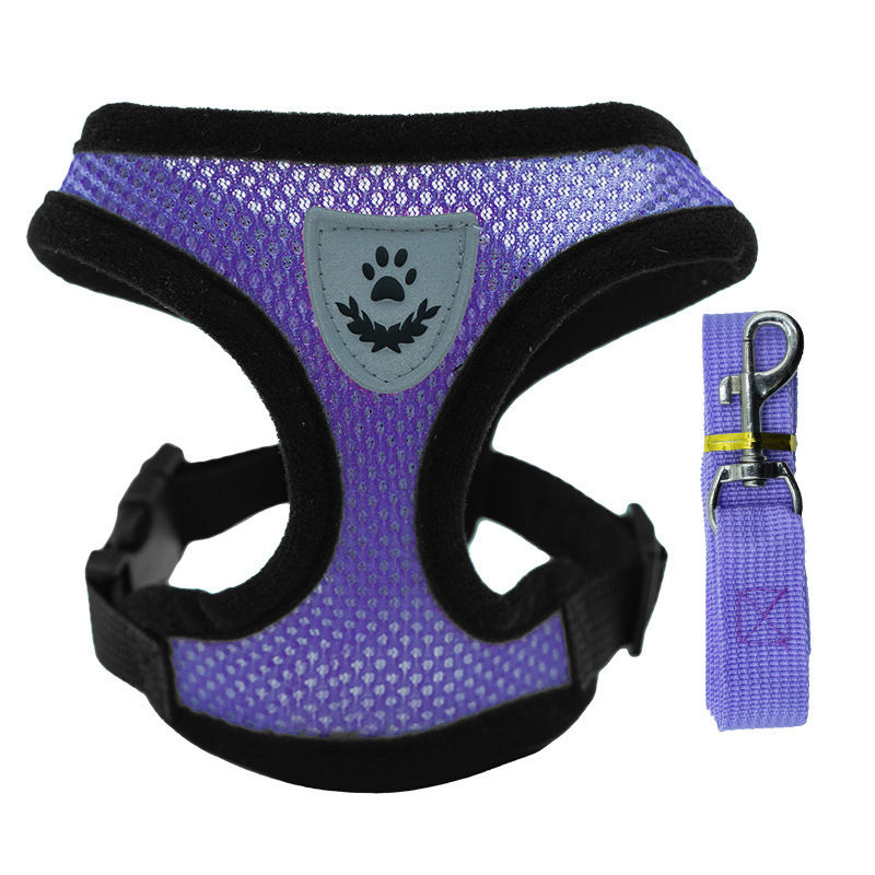Thumbnail: Hot summer small dog pet chest and back breathable dog chest and back suit cat o