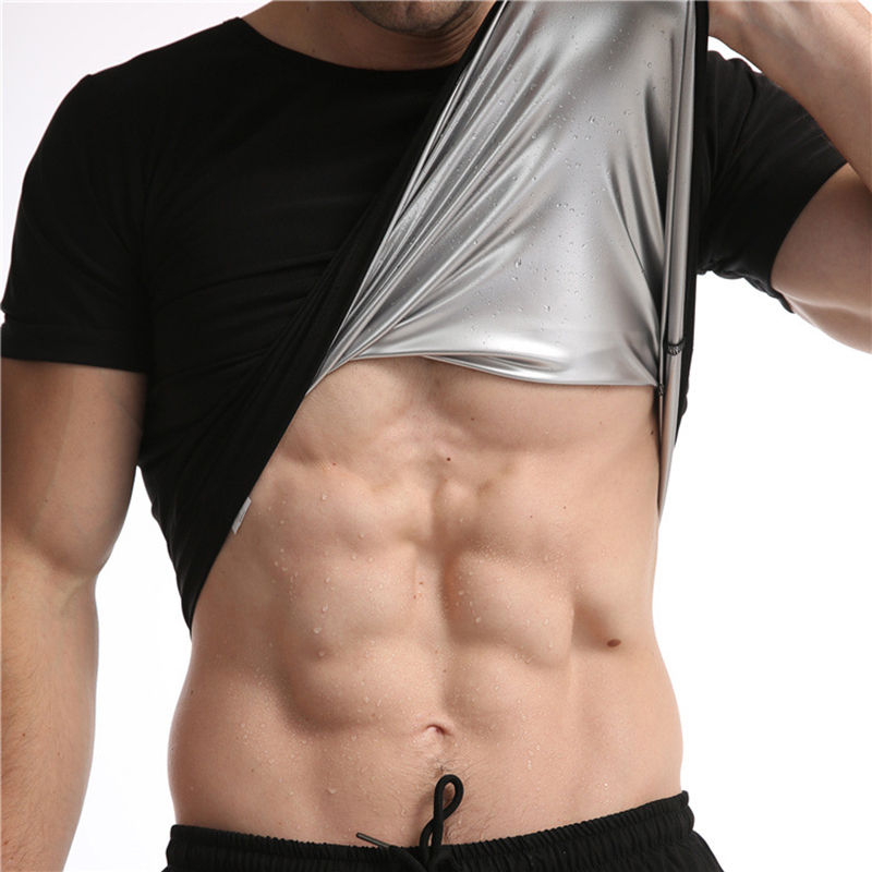 Thumbnail: Vensslim Men Sauna Sweat Suits Shirt Compression Weight Loss Hot Thermo Vest Sli