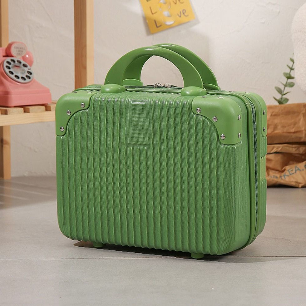Thumbnail: 14 inch Lightweight Mini Travel Suitcase Cosmetic Box Waterproof Hand Luggage Or