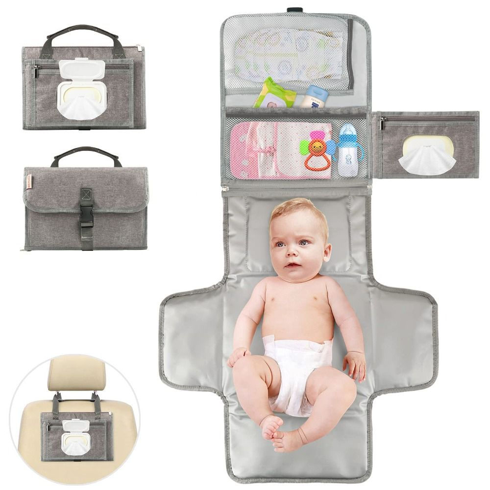 Portable Diaper Changing Pad Portable Baby Changing Pad with Pockets Waterproof