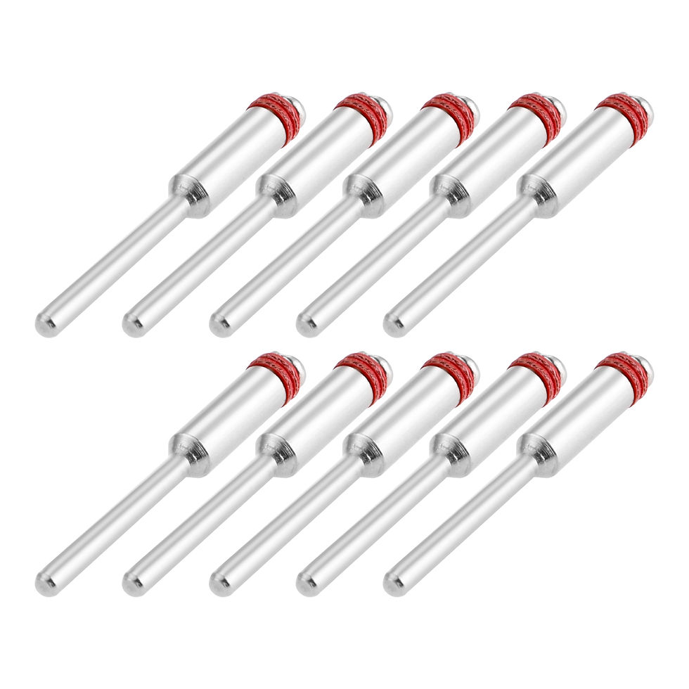 Thumbnail: 10pcs Polishing Mandrels Dremel Accessories 2.35mm Polish Wheel Cutting Disc Cut