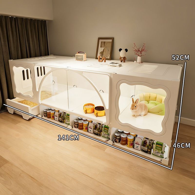 Thumbnail: Rabbit Cage Household Villa Extra Large Deluxe Nest Rabbit House Pet Guinea Pig 