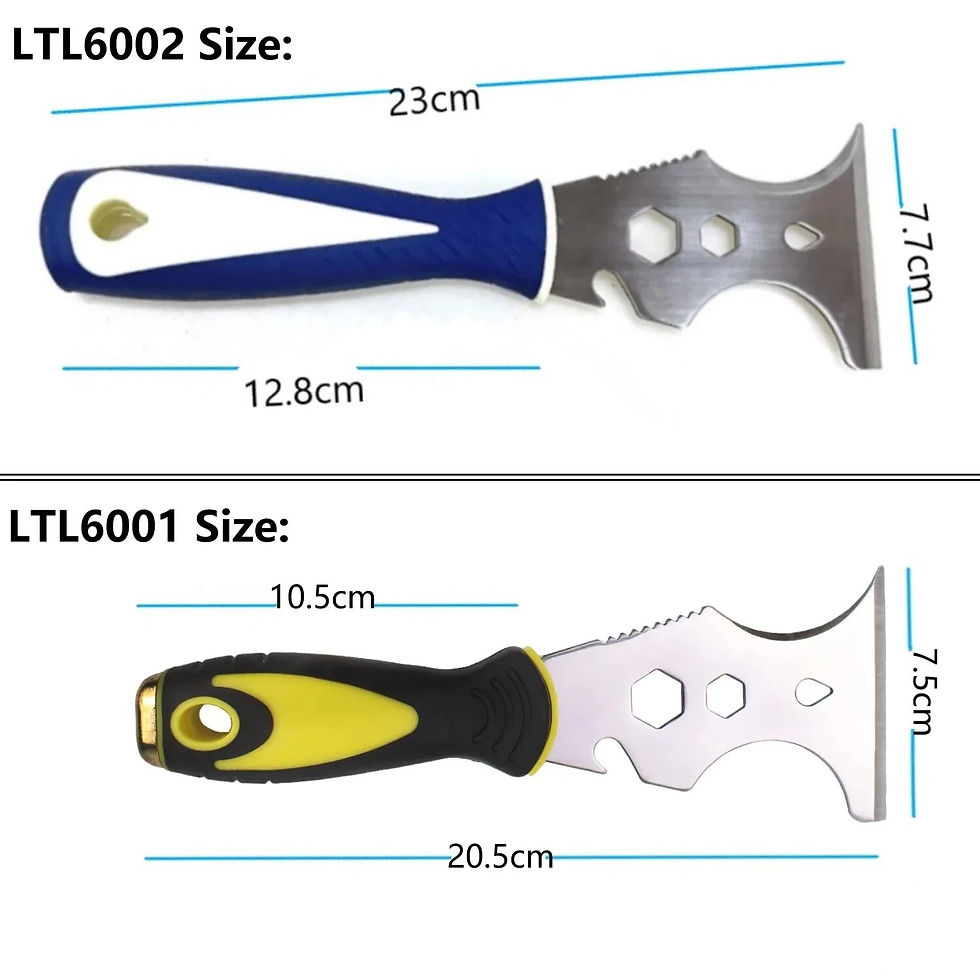 Thumbnail: 15 in 1 Multi Use Putty Knife Stainless Steel Paint Scraper Removal Construction