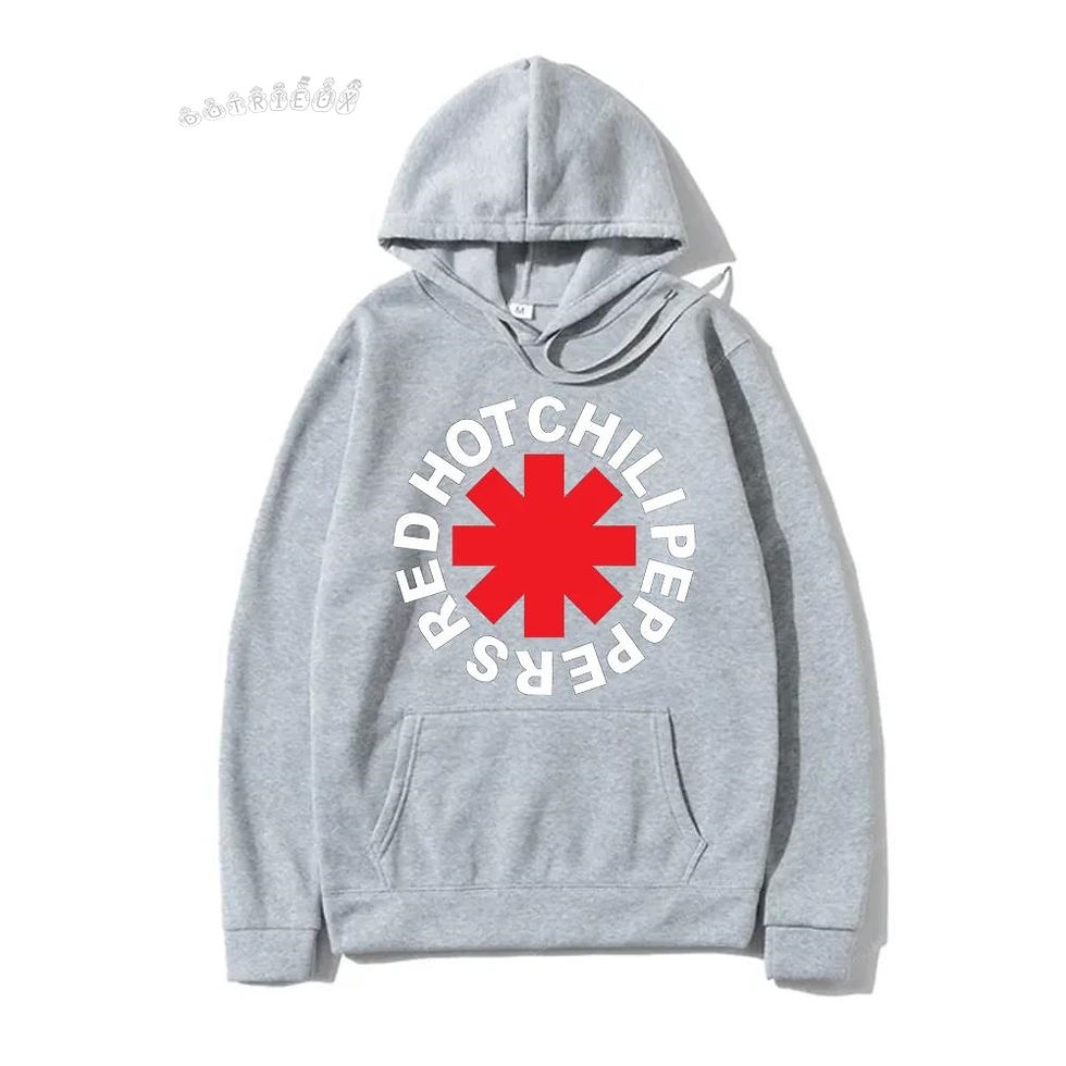 Thumbnail: New Hip Hop Clothes Red Hot Chili Hoodie Peppers Women Men Long Sleeve Fleece Sw
