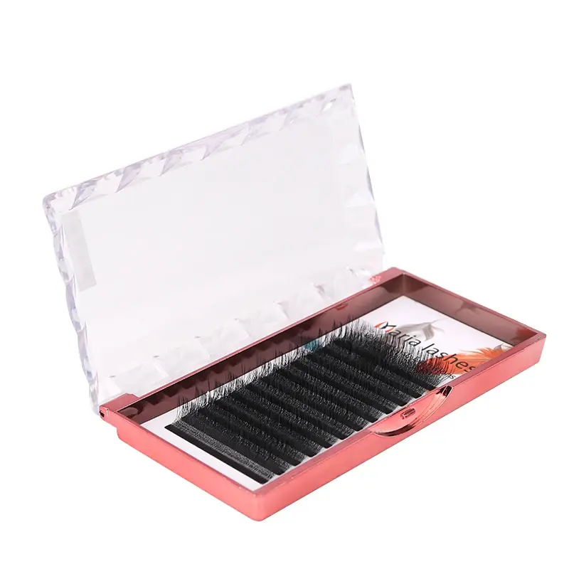 Thumbnail: MARIA 5D W Lashes Easy Fan Eyelash Extensions Wholesales Y Premade Volume 12 Row