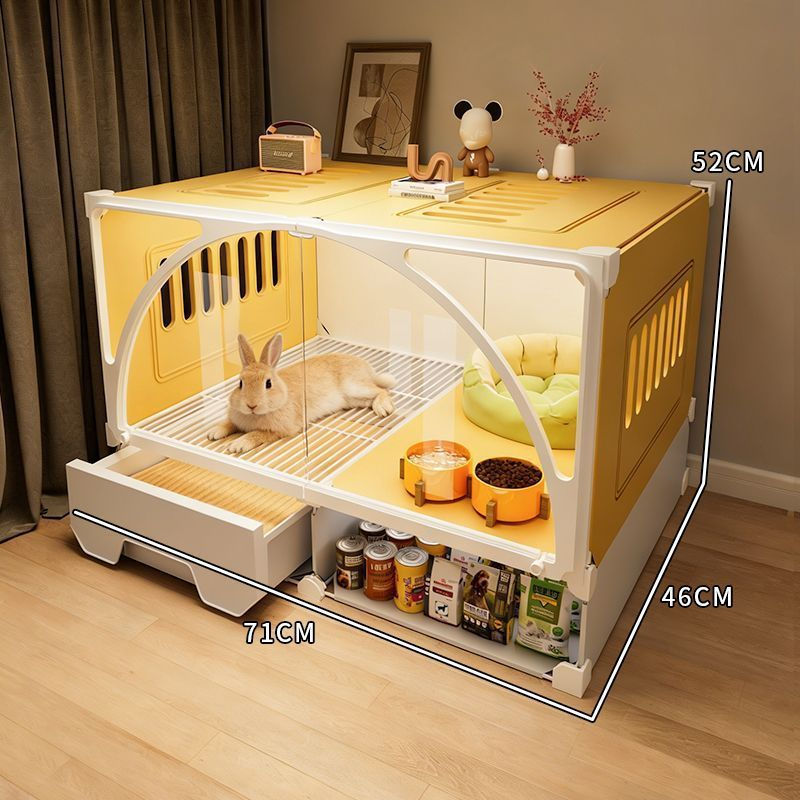 Thumbnail: Rabbit Cage Household Villa Extra Large Deluxe Nest Rabbit House Pet Guinea Pig 