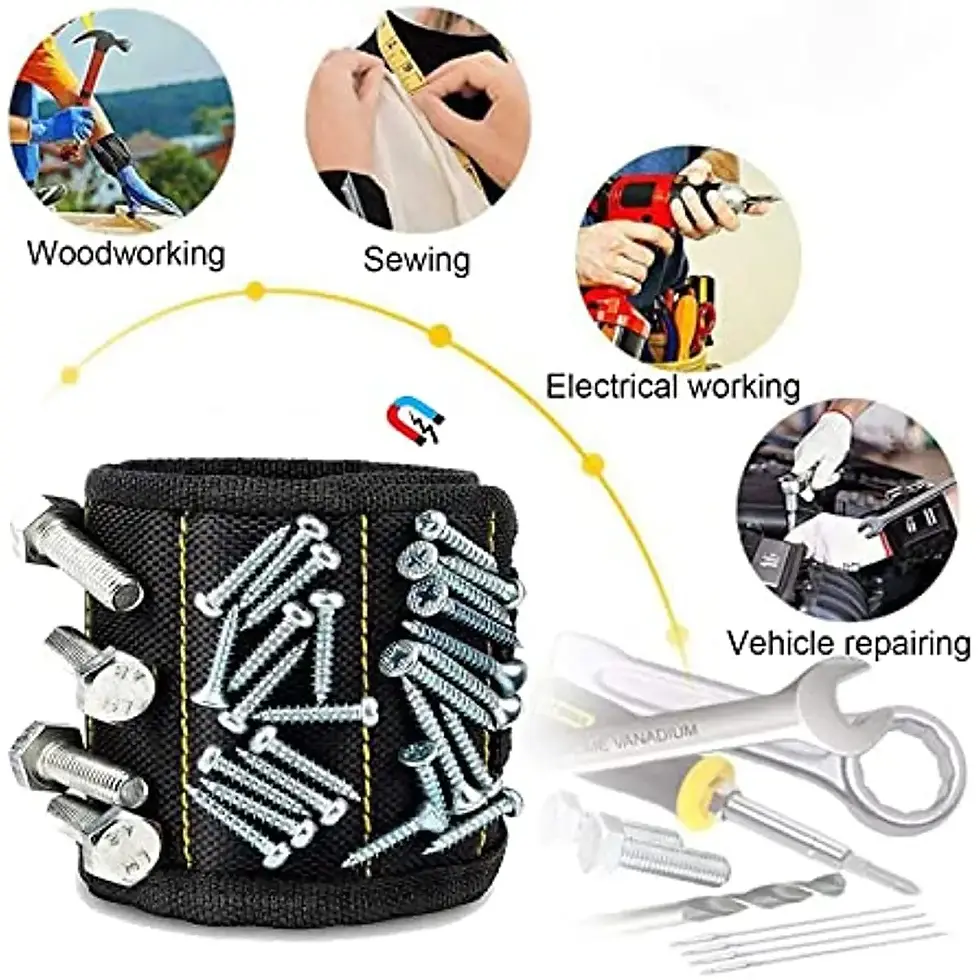 Thumbnail: Magnetic tool wristband Working Magnetic wristband, magnetic wristband with stro