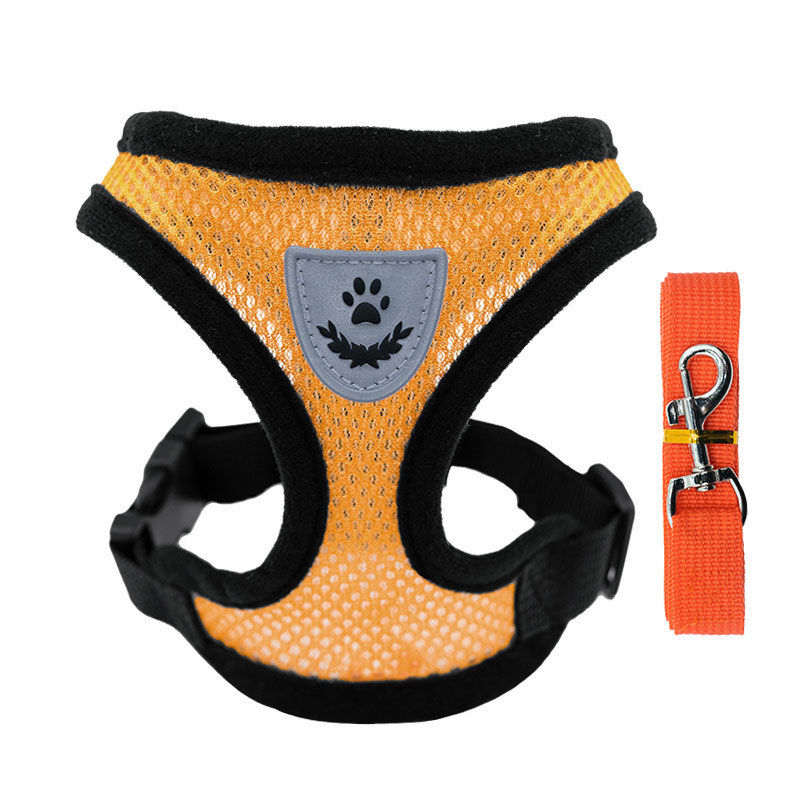Thumbnail: Hot summer small dog pet chest and back breathable dog chest and back suit cat o