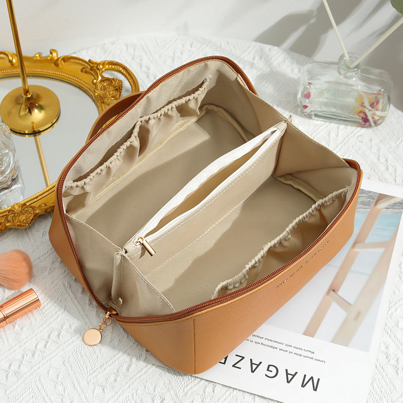 Thumbnail: Homefish Organizer Female Toiletry Kit Bag MakeUp Case Storage Pouch Luxury Lady