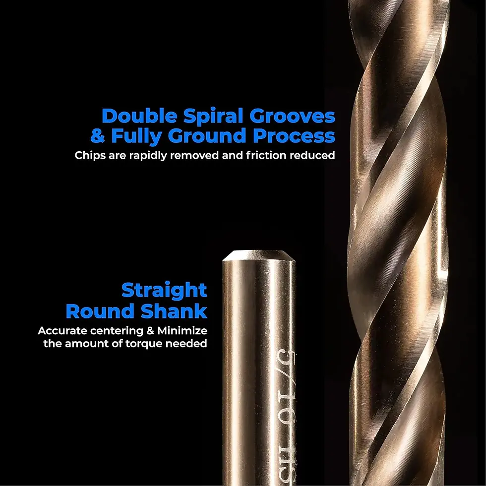 Thumbnail: 5/10Pcs 1-14mm Twist Drill Bits HSS High Speed Steel Drill Bit Set Straight Roun
