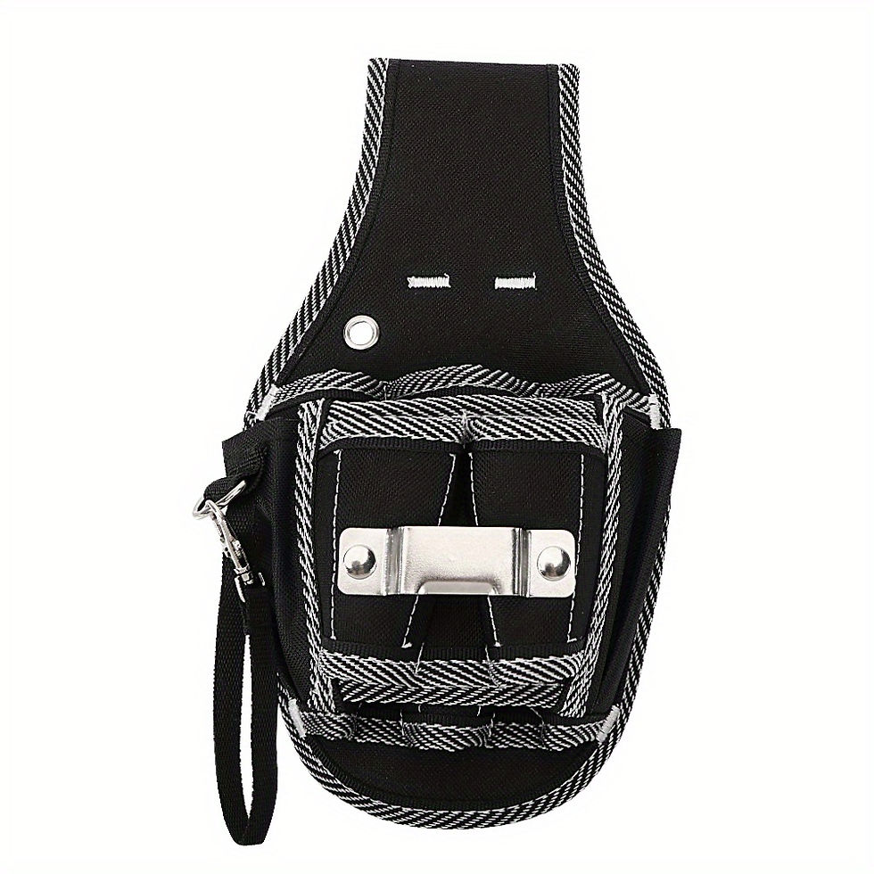 Thumbnail: Professional Carpenter's Tool Belt Pouch: Durable Polyester, Waist-Level Storage