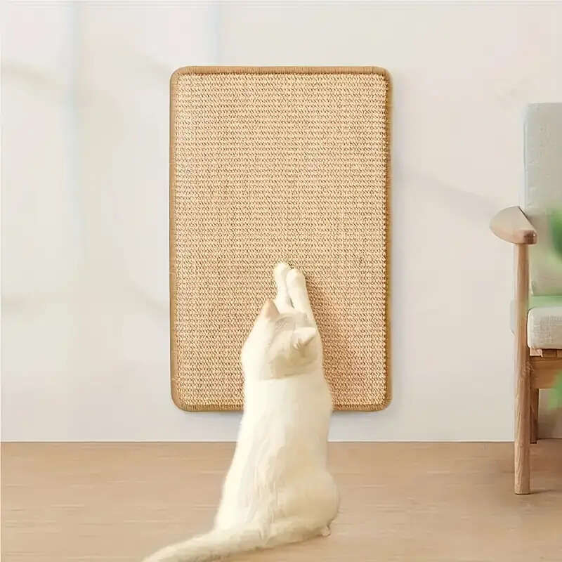 Thumbnail: Durable hemp rope scratching post for cats and rabbits