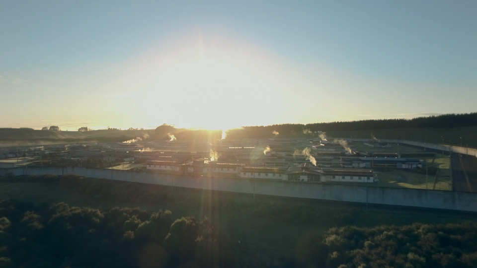 Professional videographer in Auckland utilizing RED Digital Cinema DSMC2 Dragon X for Department of Corrections campaign.