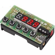 87-108MHz AM/FM Medium Wave FM 2 Band Stereo Digital Tuning Headphone DIY Radio