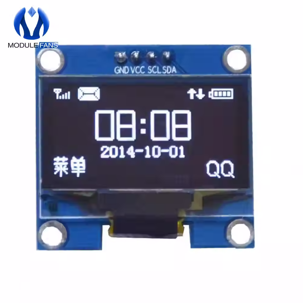 4PIN 1.3" 1.3 inch IIC I2C Serial 128x64 SSH1106 Digital OLED LCD Display White