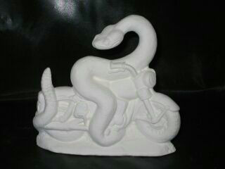 Snake on Motorcycle