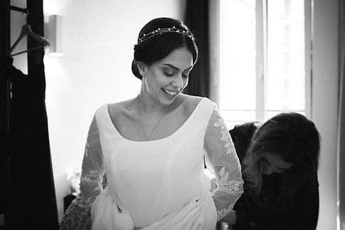 Hochzeit in Dresden - Getting Ready der Braut im Lebendigen Haus