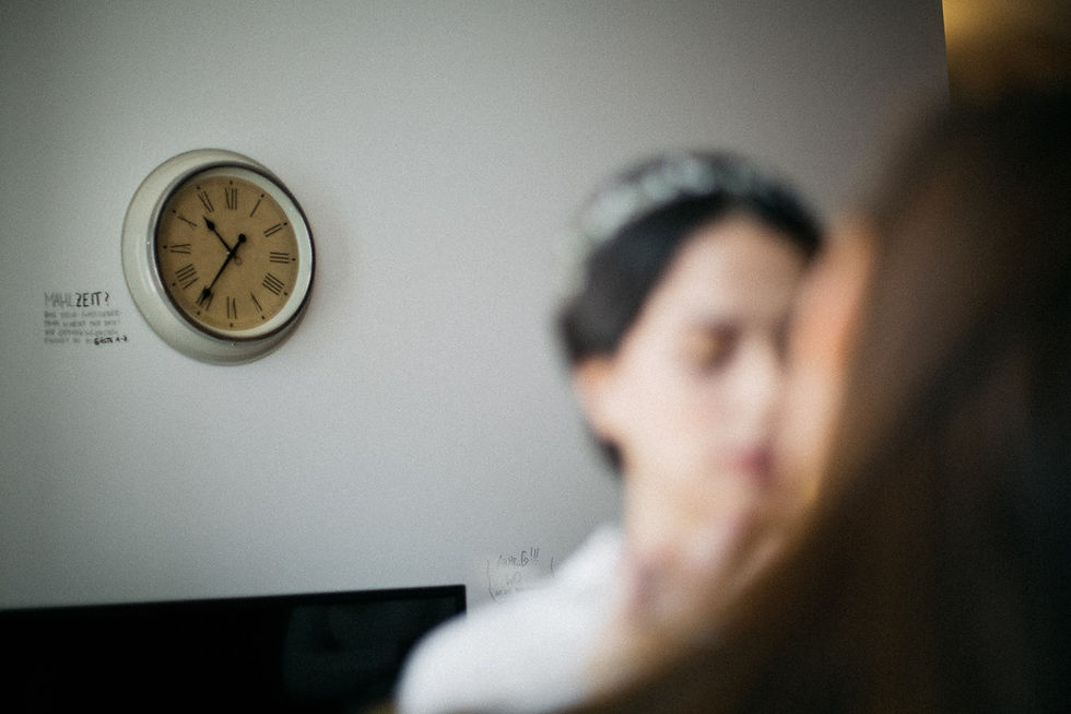 Hochzeit in Dresden - Getting Ready der Braut im Lebendigen Haus