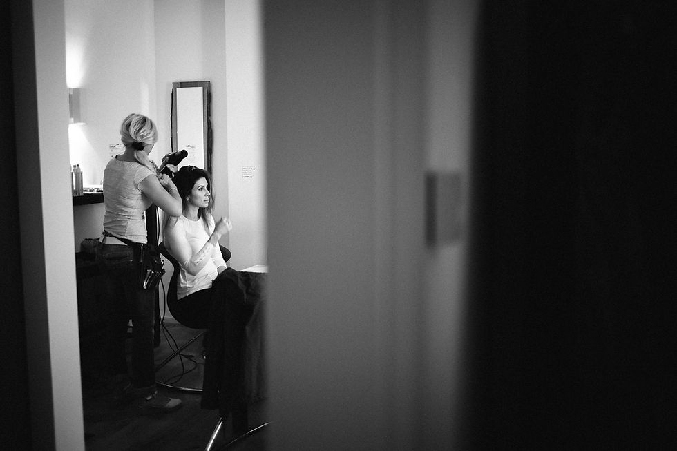 Hochzeit in Dresden - Getting Ready der Braut im Lebendigen Haus