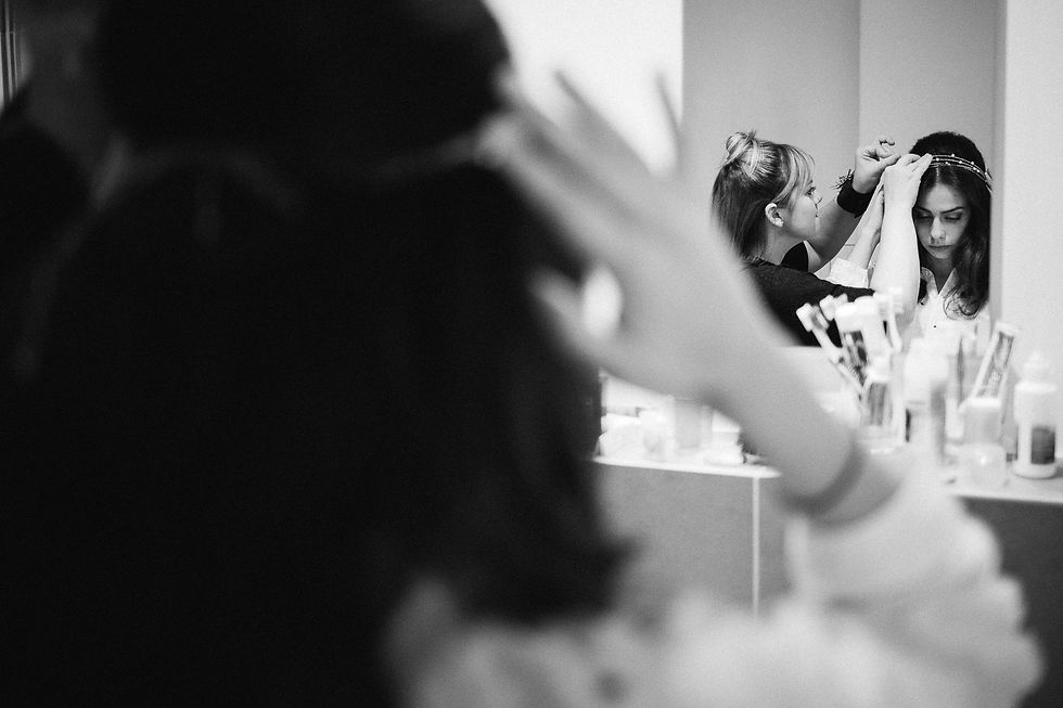 Hochzeit in Dresden - Getting Ready im Lebendigen Haus