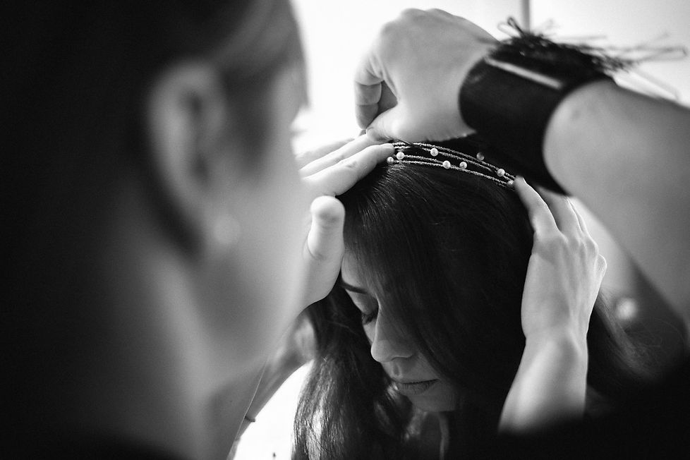 Hochzeit in Dresden - Getting Ready im Lebendigen Haus
