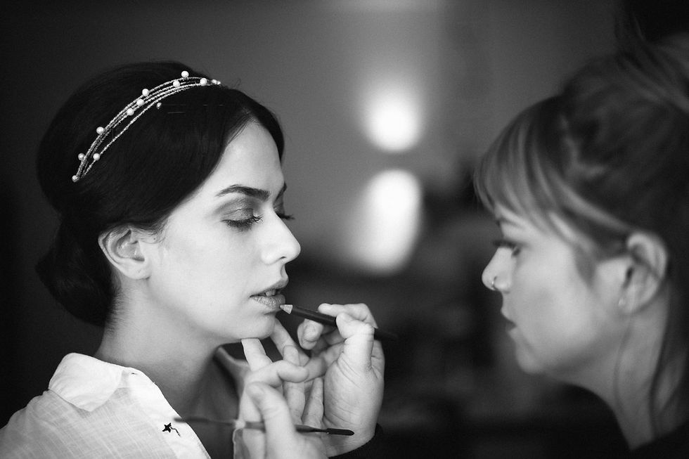 Hochzeit in Dresden - Getting Ready der Braut im Lebendigen Haus