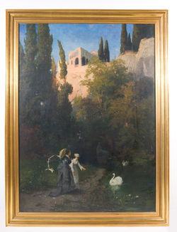 Landschaftsgemälde von V. Avanzi