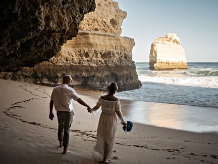Wedding in Portugal Algarve at Praia da Marinha beach wedding beach wedding wedding photo wedding photography.jpg