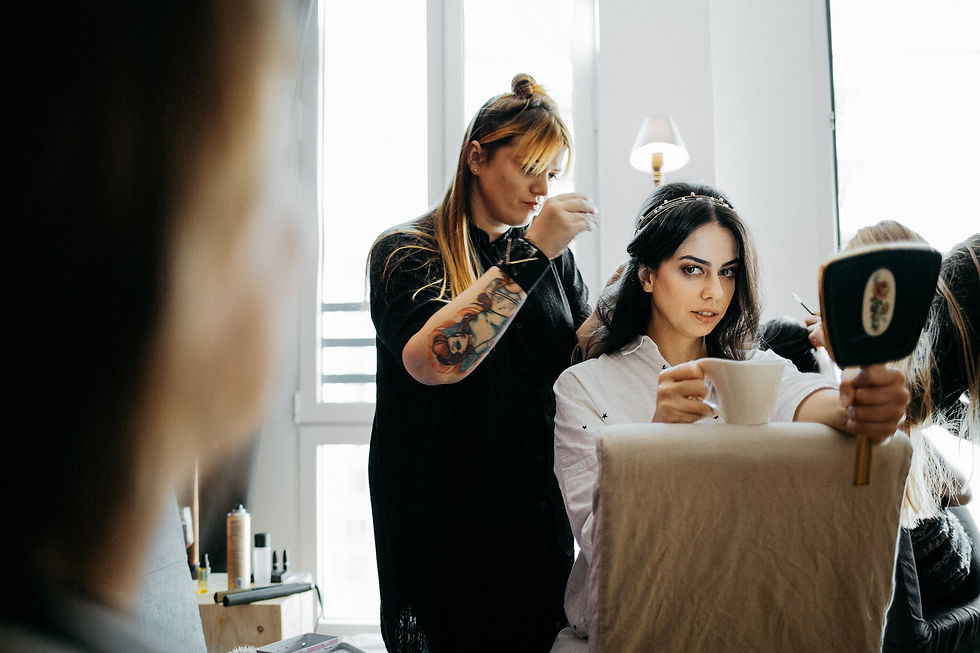 Hochzeit in Dresden - Getting Ready der Braut im Lebendigen Haus