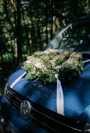Hochzeitsfotografie Hochzeit Hochzeitsauto VW Bus Bulli