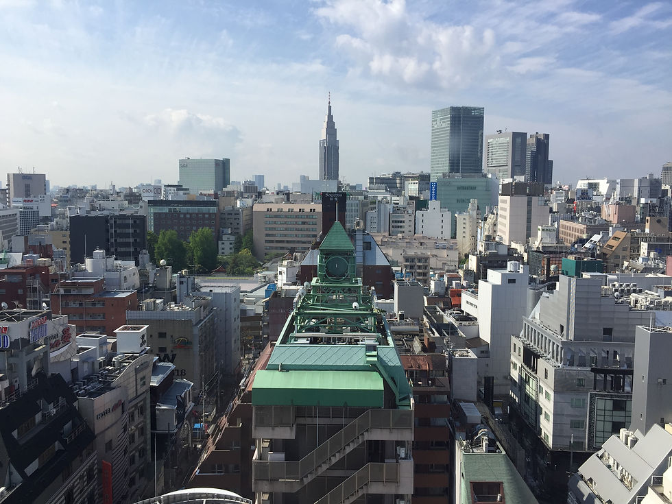 View from hotel window