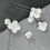 Thumbnail: Bridal Hair Pins with Ivory Resin Flowers & Freshwater Pearls