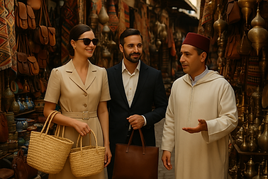 Private Souk Experience and Personal Shopping Your gateway to authentic Moroccan treasures — without the chaos.